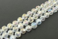 Crystal Bead Multifaceted Round 4mm 95pcs Crystal AB