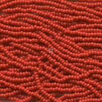 Czech Seed Beads Size 5/0 1-Strand Red