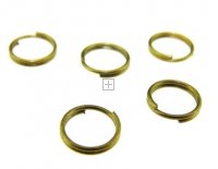 Split Ring 5mm 144pcs Antique Bronze