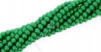 Chinese Glass Pearl Round 10 mm 90pcs Green