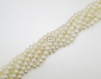 Chinese Glass Pearl Round 4mm 200pcs Champagne