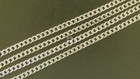 Chain Flat Link 2mm 50cm Stainless Steel