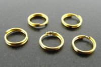 Split Ring 7mm 144pcs Gold Plated